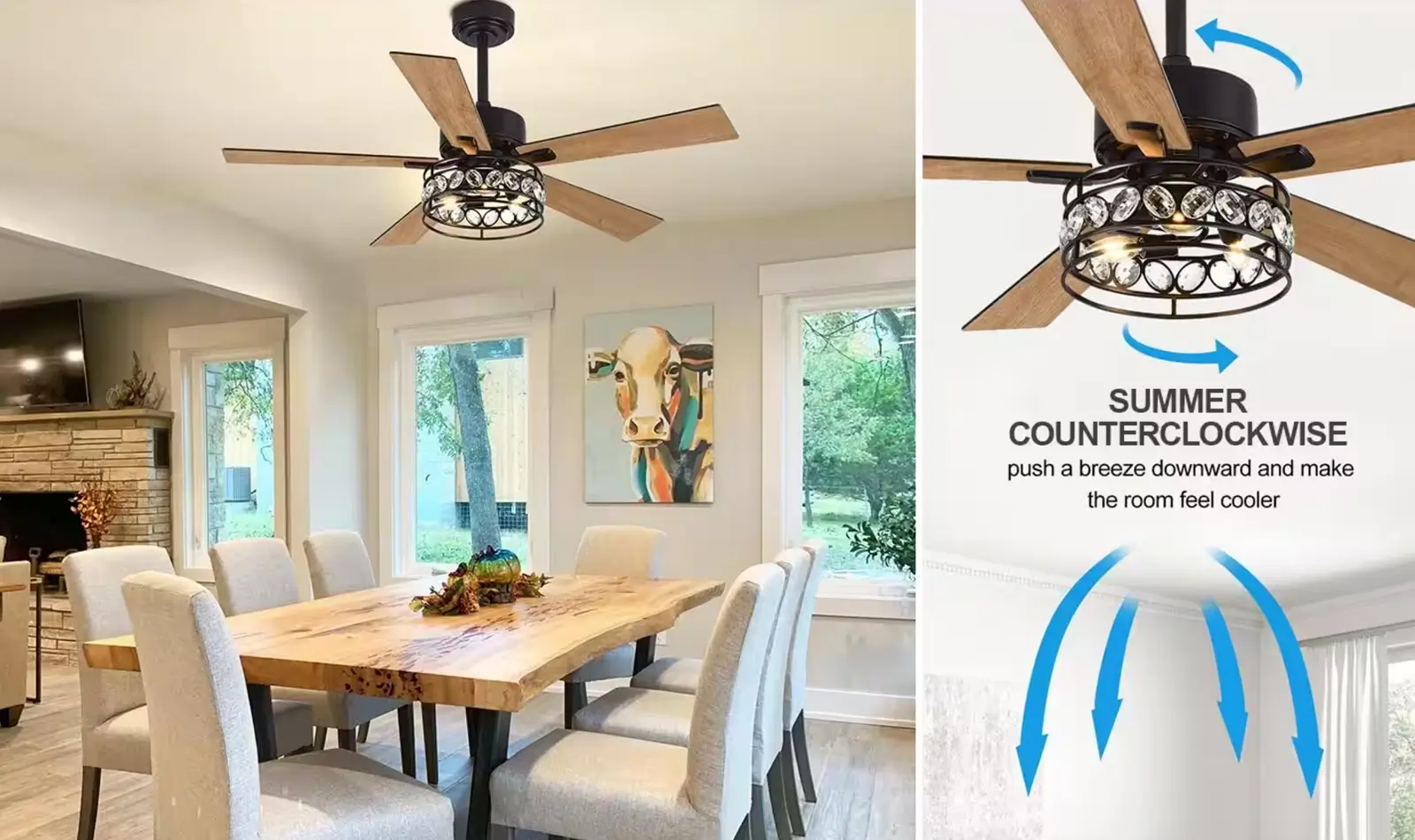 Ceiling Fan Direction for Summer